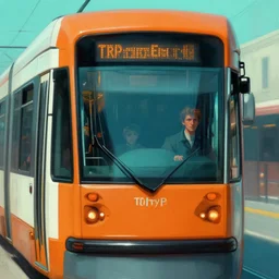 close up sci - fi ttc streetcar poster, ttc streetcarorange and tealskin, elegant, highly detailed, centered, digital painting, smooth, sharp focus, illustration, artgerm, tomasz alen kopera, peter mohrbacher, donato giancola, joseph christian leyendecker, wlop, frank frazetta