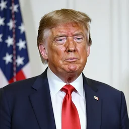 color corrected Donald Trump