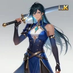 Lux by Yue Wang, trending on Deviantart, 4k, masterpiece; full view of the character