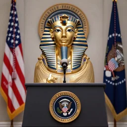 president of the united states of america, state of the union, king tut