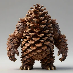 a pinecone man monster, 4 k, 8 k, super detailed, masterpiece, trending on art station, highly detailed, full hd, kentaro miura art style