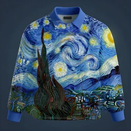 default fortnite skin painted by vincent van Gogh
