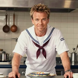 Gordon Ramsay appearing in the sailor anime (1993)
