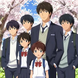 boy's love anime high school scene spring noon setting, expert high detail concept art, perfect proportions fine face, tall handsome guys, vivid colors, realistic shaded lighting poster ilya kuvshinov, katsuhiro, jeremy lipkin and michael germash, makoto shinkai, loish and clamp style, trending on art station, best selling artist