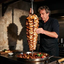 joe bastianich making a kebab