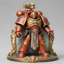 rococo baroque rococo baroque painting portrait of space-marine warhammer 40k Greg hildebrandt high detail ornate fancy cake