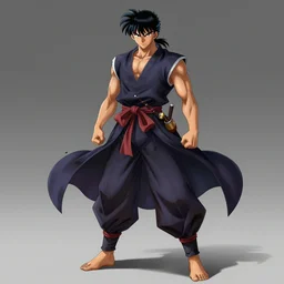 full body character portrait concept art of martial artist / sorcerer in the style of akira toriyama in the style of jean giraud trending on artstation deviantart pinterest detailed realistic high resolution hd 8 k in color