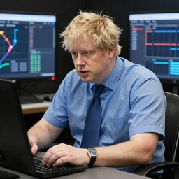 Boris Johnson in a gas simulator sim game