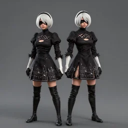 photo of 2B nier automata in red dead redemption 2, medium full shot, detailed skin and detailed face and a thick thighs, safe for work, artstation, artstation HQ, hd, 4k resolution