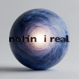 nothing is real in the style of the universe