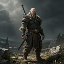 barbarian in fantasy style