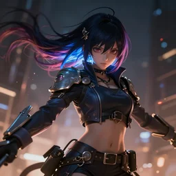 kurumi from date alive portrait, dynamic lighting, photorealistic fantasy concept art, trending on art station, stunning visuals, creative, cinematic, ultra detailed