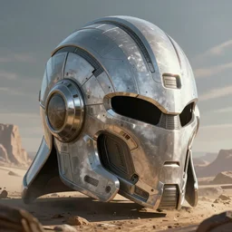 a large sci fi wakanda helm constructed from sci final plastic panels, concept art, high detail, digital painting, illustration