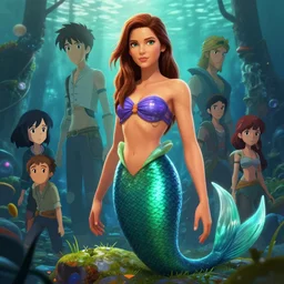 kate beckinsale as mermaid on sea of thieves game avatar hero, behance hd by jesper ejsing, by rhads, makoto shinkai and lois van baarle, ilya kuvshinov, rossdraws global illumination