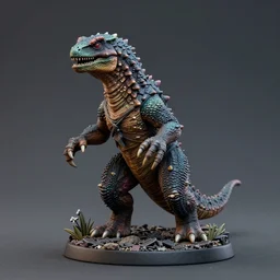 80mm resin detailed miniature of a Reptiles monster, Product Introduction Photos, 4K, Full body