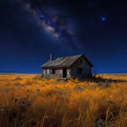 abandoned by thomas kinkade, cosmic matte painting tundra thermal vision scumm bar meadow at fall uv light at night extraterrestial apocalyptic dieselpunk magic realism liberty city cgsociety dramatic lighting elysian otherworldly sea, archdaily, wallpaper, highly detailed, trending on artstation.