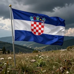 cute croatian flag