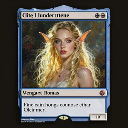 magic: the gathering elf creature card