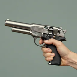 ( ( ( ( ( 1 9 5 0 s retro science fiction raygun pistol. muted colors. ) ) ) ) ) by jean - baptiste monge!!!!!!!!!!!!!!!!!!!!!!!!!!!!!!