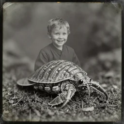 tardigrade!!! daguerreotype portrait photograph. inspired by gerard grom and ansel adams. beautiful. cute. happy. highly detailed. old timey.