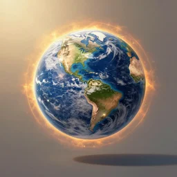 earth - chan and the sun art, art station