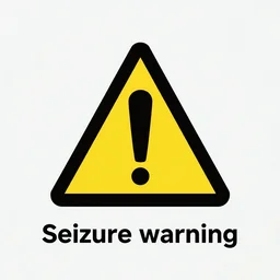 Seizure warning, photosensitive epilepsy warning, look away now