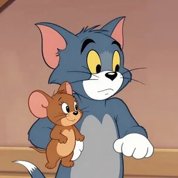 “Tom and Jerry in real life, photography”