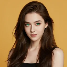 a vibrant professional studio portrait photography of a young, pale, goth, attractive, friendly, casual, delightful, intricate, gorgeous female, piercing green eyes, wears a egyptian ankh necklace, black hair, femme fatale, curated collection, annie leibovitz, nikon, award winning, breathtaking, groundbreaking, superb, outstanding, lensculture portrait awards, photoshopped, dramatic lighting, 8 k