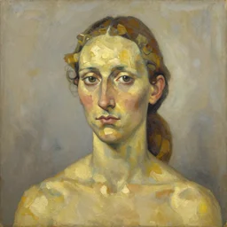 asmongold portrait, oil painting by Picasso