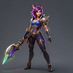 Character sheet of bewitching ahri (League of Legends). 3d render, octane render, game art, realistic, highly detailed, trending on artstation, 4k, trending on artstation, pixar, cgsociety, unreal engine 5, redshift render, trending on artstation, blender, behance, cg