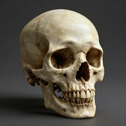 skull, by zdzislaw beksinski, octane render, unreal engine 5, trending on artstation