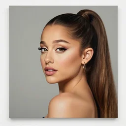 Ariana Grande portrait by Victo Ngai and James Gilleard and Bruce Pennington