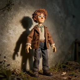 the dude from the big lebowski as a marionette