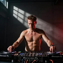 geert wilders shirtless as a dj in berghain