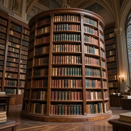the library of babel 8 k hyperdetailed photorealism hdr