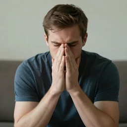 white man, begging for forgiveness, photo, realistic