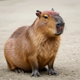 Amy Schumer as a capybara