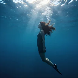 underwater, soulful, liquid, masterpiece, Cinematic, digital art,