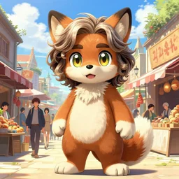 furry fursona!!!, full body character portrait of mads mikkelsen with gorgeous detailed eyes in the marketplace in the sky, color page, tankoban, 4 k, tone mapping, doll, akihiko yoshida, james jean andrei riabovitchev marc simonetti, yoshitaka amano, long hair, curly, h. hydrochaeris