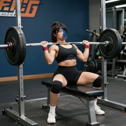egirl benching 1 0 0 0 kg