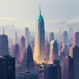 a beautiful, sharp focus, and immaculate overcast futuristic isometric city. vaporwave ombre rendering. outrun style. trending on artstation. recommended for you behance. by chris moore. by edward hopper. beeple colors. ambient occlusion. digital matte painting. metropolis filmic. gotham city.