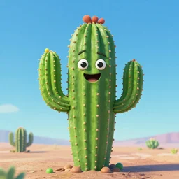 : pixar cactus character