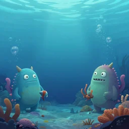 underwater is where the monsters live