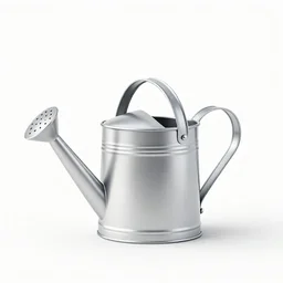 retro watering can, clean 3d render, octane render, isolated on a pure white background, centered, entire object in frame, sharp focus, soft studio lighting