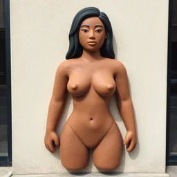 delicate by peter max, by dean cornwell play - doh. a beautiful street art. she has deeply tanned skin that makes me think of oort, an almond asian face & a compact, powerful body.