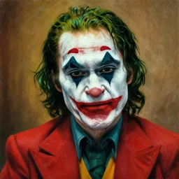 Painting of Willem Dafoe as the Joker, from Joker (2019), by Salvador Dali