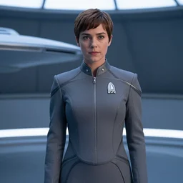 Mary Elizabeth Winstead is the captain of the starship Enterprise in the new Star Trek movie