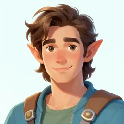 character concept portrait, centralized head and upper torso, adam brody as a male elf engineer, style digital painting, vivid color, bright palette concept art, smooth, sharp focus, illustration, from metal gear, by ruan jia and mandy jurgens and william - adolphe bouguereau, artgerm