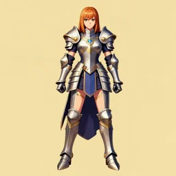 female fantasy magic armor, full body shot, korean mmorpg, retro game, anime, concept art