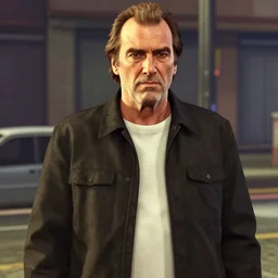 jack nicholson in the style of gta 5